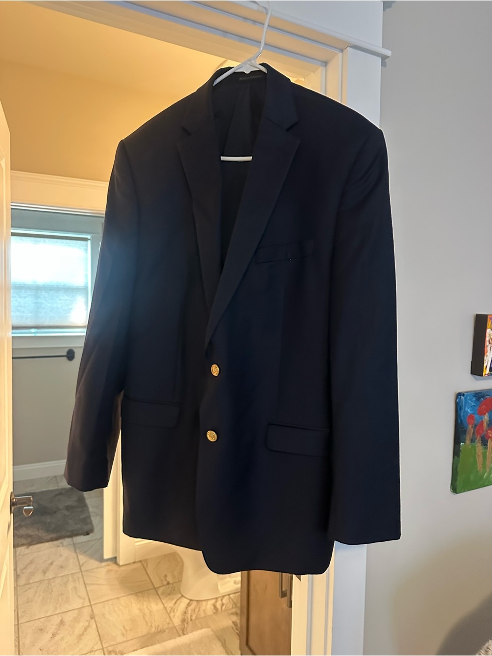 Ralph Lauren Navy Blazer with Gold Buttons